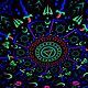 КАЛИ Бхайрав Мандала UV полотно Флюрный Арт для медитаций. Мандала. АНАХАРТ - арт из глубины души. Интернет-магазин Ярмарка Мастеров.  Фото №2