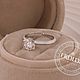 Помолвочное кольцо с бриллиантом 1 карат. Кольцо помолвочное. FROLOF JEWELRY. Интернет-магазин Ярмарка Мастеров.  Фото №2