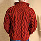 Men's wool cardigan. Mens outerwear. SHAPAR - knitting clothes. Online shopping on My Livemaster.  Фото №2