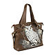 Order Medium leather bag 'Polar Beauty'. Pelle Volare. Livemaster. . Classic Bag Фото №3