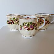 Винтаж handmade. Livemaster - original item Bone china cups. Queens.England.. Handmade.