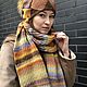 Order Hat and scarf color autumn. irinamakatukha (IrinaMakatukha). Livemaster. . Caps Фото №3