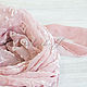 Handkerchief square pink ' Monogram luxury', Shawls, Moscow,  Фото №1