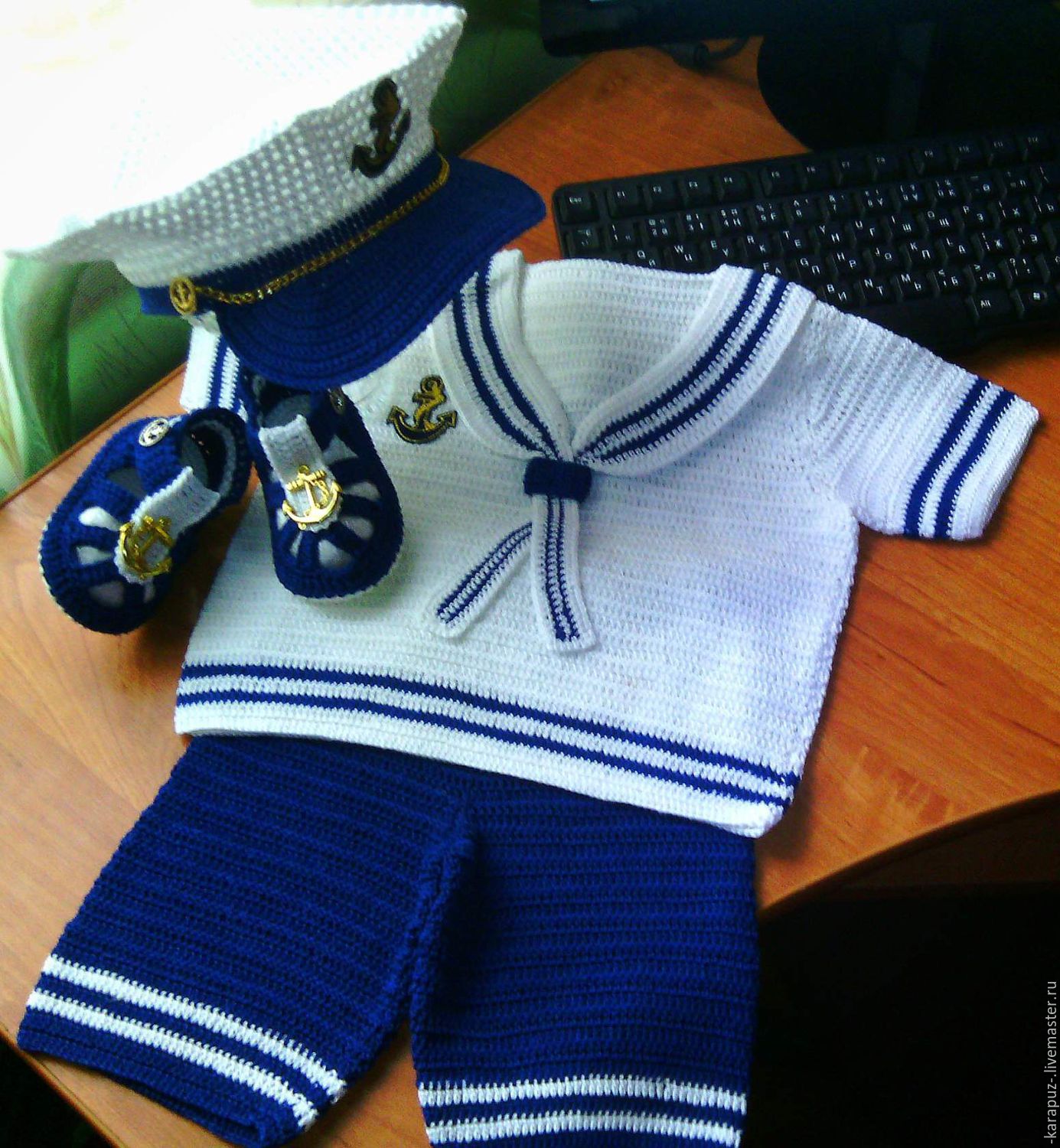 Костюмчик морячка в интернет-магазине на Ярмарке Мастеров | Комплекты ...