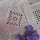 Elegant napkins with an embroidery for table layout For two. Tablecloths. Easy Stitches. My Livemaster. Фото №4