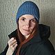 Заказать  шапка женская из мериноса. Meleka_knit. Ярмарка Мастеров. . Шапки Фото №3