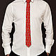 Галстук Флэш - Красный галстук Flash. Галстуки. Креативные галстуки Awesome Ties. Интернет-магазин Ярмарка Мастеров.  Фото №2