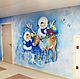 Роспись детского сада Умка. Текстиль. ArtSelf(Adel Dani). Интернет-магазин Ярмарка Мастеров.  Фото №2