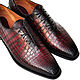 Oxfords made of genuine crocodile leather, hand-painted!. Oxfords. SHOES&BAGS. My Livemaster. Фото №5