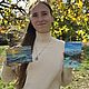  Интерьерная миниатюрная картина маслом морской пейзаж. Картины. Ƭатьяна Шангина ° Рисую с душой °. Интернет-магазин Ярмарка Мастеров.  Фото №2