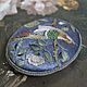  "L'Oiseau Sur le Bleu". Брошь-булавка. EmbroideryART (vasilevamaria). Ярмарка Мастеров.  Фото №4