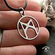 Mannaz Rune Pendant - stainless steel. Pendant. Borowski store. My Livemaster. Фото №4