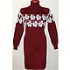 Knitted dress sweater Maple leaf, Sweaters, Moscow,  Фото №1