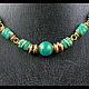 Бусы из амазонита, колье с амазонитом K–4028. Колье. BoGemma Jewelry. Интернет-магазин Ярмарка Мастеров.  Фото №2