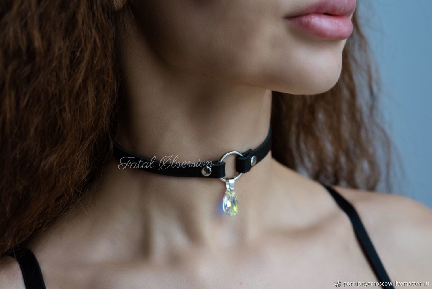 Чокер Sitabella с надписью Good Girl, черный 3354 GG - Sitabella - Чокеры, ошейники - Купить