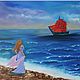 Oil painting Scarlet sails, Pictures, Protvino,  Фото №1