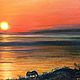 Order Sunset on the island of Crete, Greece. Винтаж, куклы , картины /dolls&paintings. Livemaster. . Pictures Фото №3