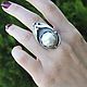925 Sterling Silver Pearl Ring ALS0017, Rings, Yerevan,  Фото №1