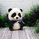 Panda Muffin. Felted Toy. Fluffy Heart (fluffyheart). Online shopping on My Livemaster.  Фото №2