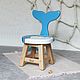 Детский стульчик Кит. Мебель для детской. Mavuli. Интернет-магазин Ярмарка Мастеров.  Фото №2