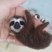 Куклы и игрушки handmade. Livemaster - original item Felt toy sloth. Handmade.
