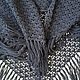 Muse crochet shawl made of natural yarn. Bactus. IrinaTur.HandMade. My Livemaster. Фото №5