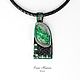 Green Matrix Set Bracelet and Necklace with Sayan Jadeites. Jewelry Sets. Elena Potsepnya Jewelry. My Livemaster. Фото №4