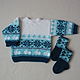 Knitted set with a Norwegian pattern. Baby Clothing Sets. 4 children-baby. Online shopping on My Livemaster.  Фото №2