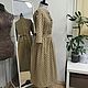 Платье  с застроченными складками. Платья. Lemodress    ( Елена , Юлия ). Ярмарка Мастеров.  Фото №5