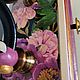Часы-шкатулка каминные в стиле Маккензи Чайлдс. Часы каминные. Veschitsy-3. Ярмарка Мастеров.  Фото №6