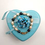 Украшения handmade. Livemaster - original item Trio-2 River Pearl Bracelet. Handmade.
