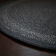 The knitted rug round wool blend gray Bordeaux. Carpets. Ira Pugach (pompon). My Livemaster. Фото №6