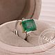 Золотое кольцо с изумрудом и бриллиантами. Кольцо-печатка. FROLOF JEWELRY. Ярмарка Мастеров.  Фото №5