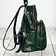 Double zip backpack. Рюкзаки. Мастерская Глеба Борисова. Ярмарка Мастеров.  Фото №5