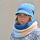 Scarf-Snood in two turns ' Three Moods'. Scarves. Natalie Wool -Art. My Livemaster. Фото №4
