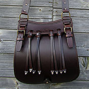 Сувениры и подарки handmade. Livemaster - original item Hunting bag made of leather Buttero Foresta Walpier, jagdtash mod. VD. Handmade.