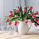 "Пробуждение" Букет тюльпанов в кувшине, Подарки на 8 марта, Елец,  Фото №1