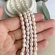 Жемчуг пресноводный 5-6мм ААА рис бусины. Бусины. Anis shop наборы камни фурнитура. Интернет-магазин Ярмарка Мастеров.  Фото №2