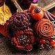 The brooch is Enjoying autumn. Brooches. crafts philosophy. My Livemaster. Фото №4