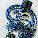 Necklace bracelet earrings brooch made of beads and stones. Jewelry Sets. Beaded jewelry by Mariya Klishina. My Livemaster. Фото №6