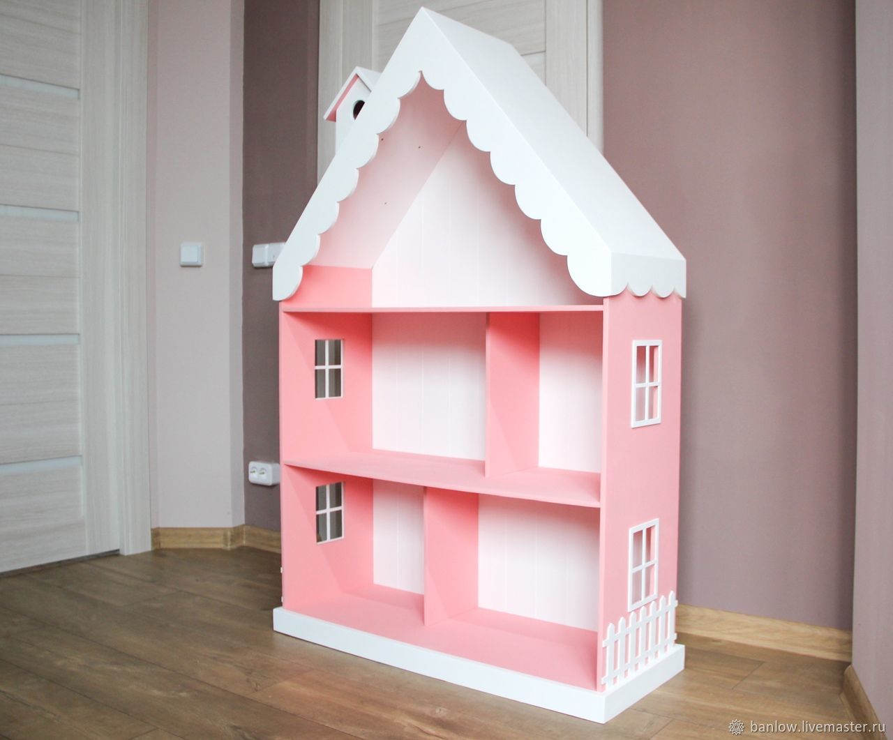 Кукольный домик из фанеры своими руками. Чертежи и 3D проект | Столярка дома | Дзен
