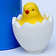 Силиконовая форма для мыла «Цыпленок в яйце 3D», Формы, Шахты,  Фото №1