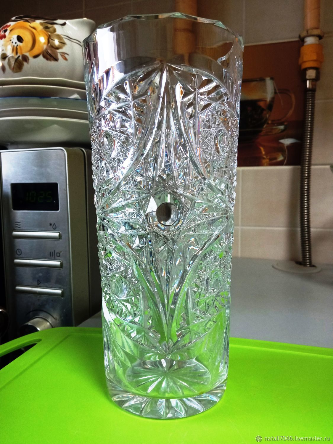 Винтаж: Вазы винтажные: Шикарная хрустальная ваза для цветов СССР ...