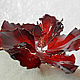 Large bright red hibiscus hair clip. Hairpin. PandaStudio (glossyfleur). My Livemaster. Фото №6