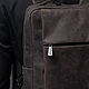 Мужской рюкзак из Crazy Horse для ноутбука 15,6" Holt Brown. Мужской рюкзак. J.Audmorr. Ярмарка Мастеров.  Фото №5