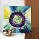 Картина для медитации 40х40. Мандала. Наталия (mandala-yoga). Интернет-магазин Ярмарка Мастеров.  Фото №2
