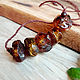 Amber. Necklace 'Wild but cute' amber. Necklace. Frollena II. Natural Baltic amber. My Livemaster. Фото №5
