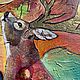 Абстрактная КАРТИНА Лесной пейзаж с животными интерьерная живопись. Картины. КАРТИНЫ СИЛЫ Юлии Ягудиной. Ярмарка Мастеров.  Фото №9