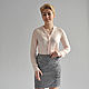 Jacquard skirt grey. Skirts. Skirt Priority (yubkizakaz). Online shopping on My Livemaster.  Фото №2