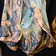 Copy of Copy of Scarf silk "Dawn" Scarf silk batik. Scarves. Pictures and silk. My Livemaster. Фото №5